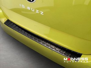 Volkswagen ID. Buzz Rear Bumper Sill Cover - Stainless Steel - Dark Brushed Finish Volkswagen ID. Buzz Rear Bumper Sill Cover - Stainless Steel - Dark Brushed Finish